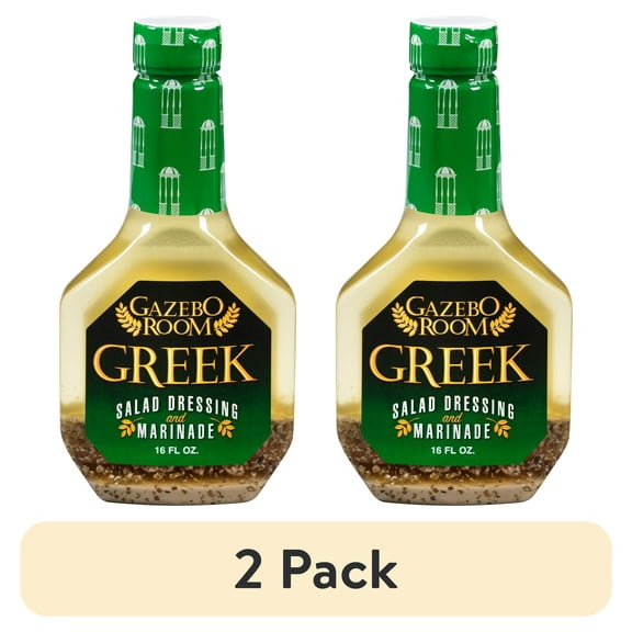 (2 pack) Gazebo Room Greek Salad Dressing & Marinade