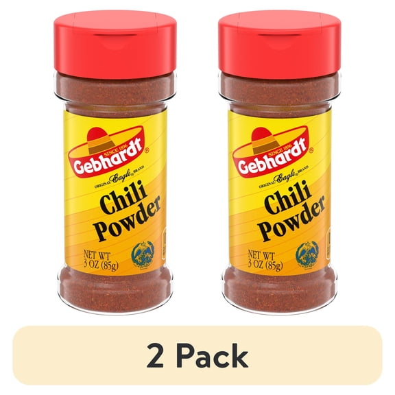 (2 pack) Gebhardt Chili Powder, 3 oz.