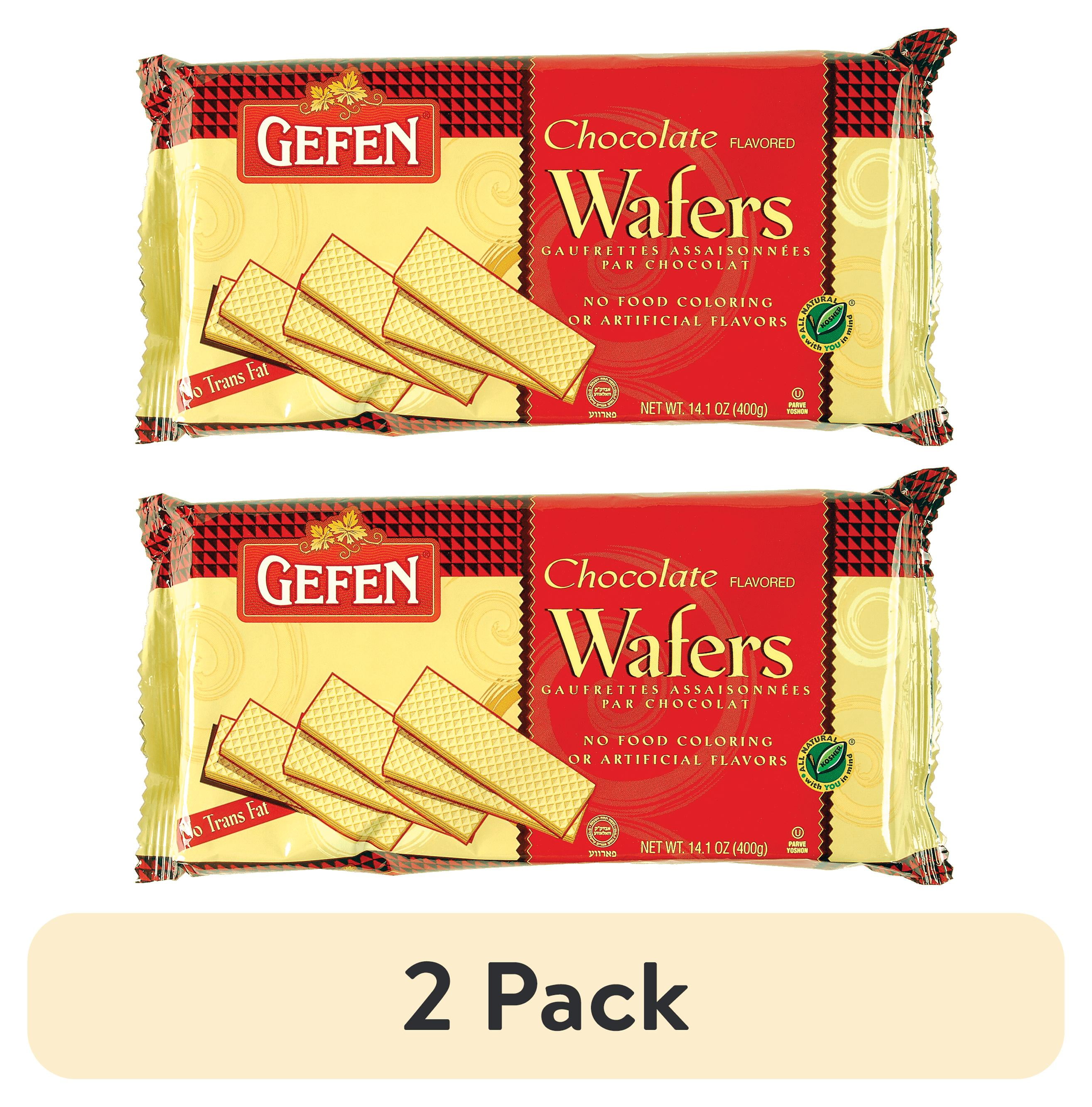 (2 pack) Gefen Chocolate Flavored Cookies Wafers, 16oz