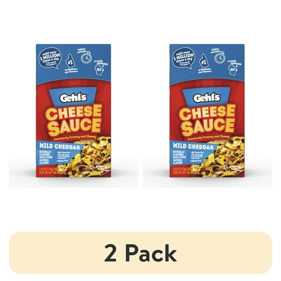 (2 pack) Gehl's Mild Cheddar Cheese Sauce, 50 oz, 2 Count