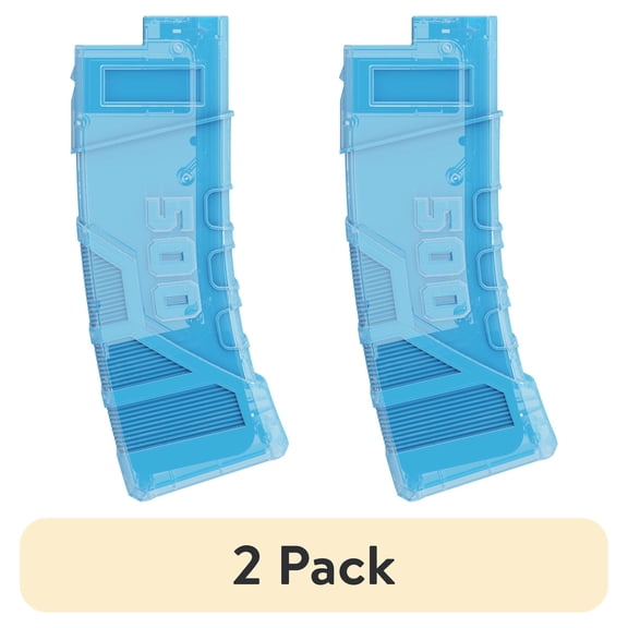 (2 pack) Gel Zone Hydro Strike Pulsar Pro Gel Bead Blaster Water Bead Cartridge, Blue