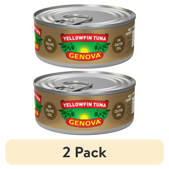 (2 pack) Genova Premium Yellowfin Tuna in Olive Oil 5 oz