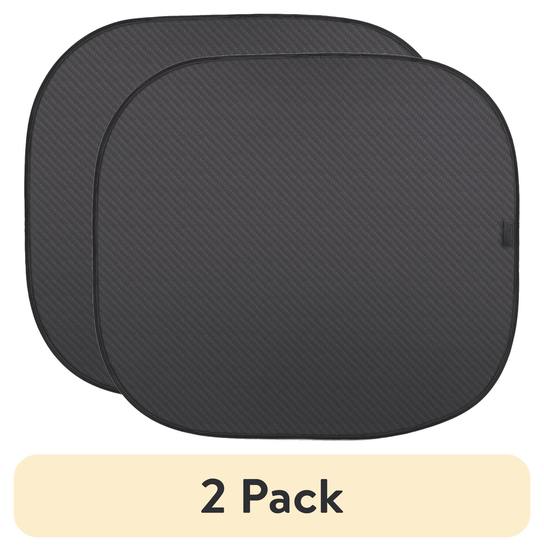 (2 pack) Genuine Dickies Universal Auto Twist Sunshades, Smoke Charcoal, Pack of 2, 3002990