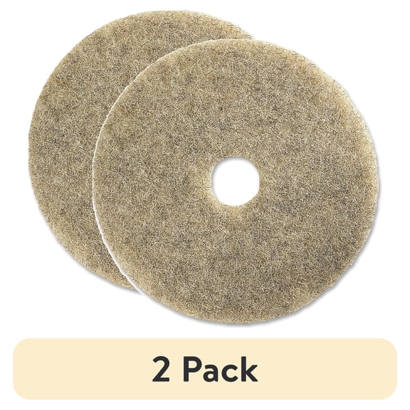 (2 pack) Genuine Joe, GJO92320, 20" Multipurpose Floor Pad, 5 / Carton, Natural