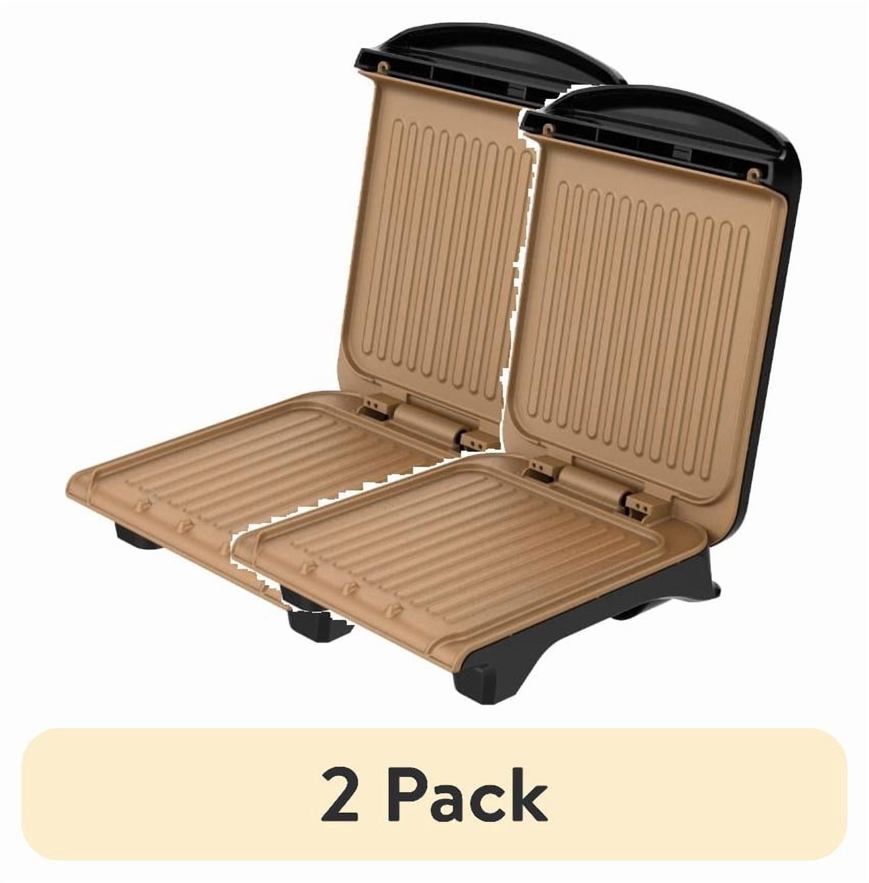 (2 pack) George Foreman 2 Serving Contact Grill