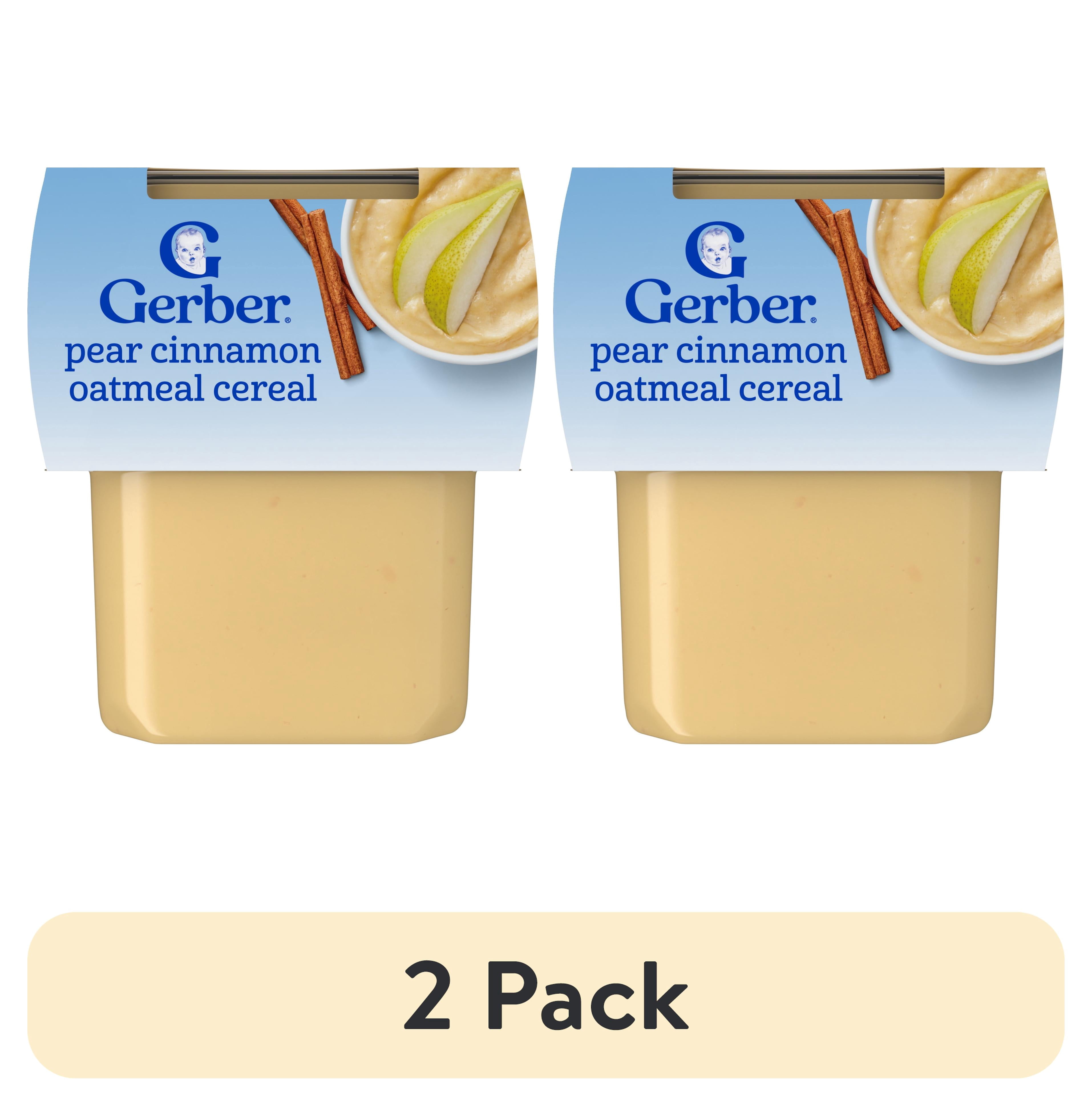 (2 pack) Gerber 2nd Foods Breakfast & Dinner Puree Classics Baby Food, Variety Pack, 4 oz Tub (16 Pack)