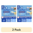 thumbnail image 1 of (2 pack) Gerber Gentle Teething Wafers, Variety Pack Baby Teethers, 72 Count Box, 1 of 11