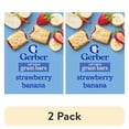 thumbnail image 1 of (2 pack) Gerber Toddler Snacks, Soft Baked Grain Bars, Strawberry Banana, 1 of 16