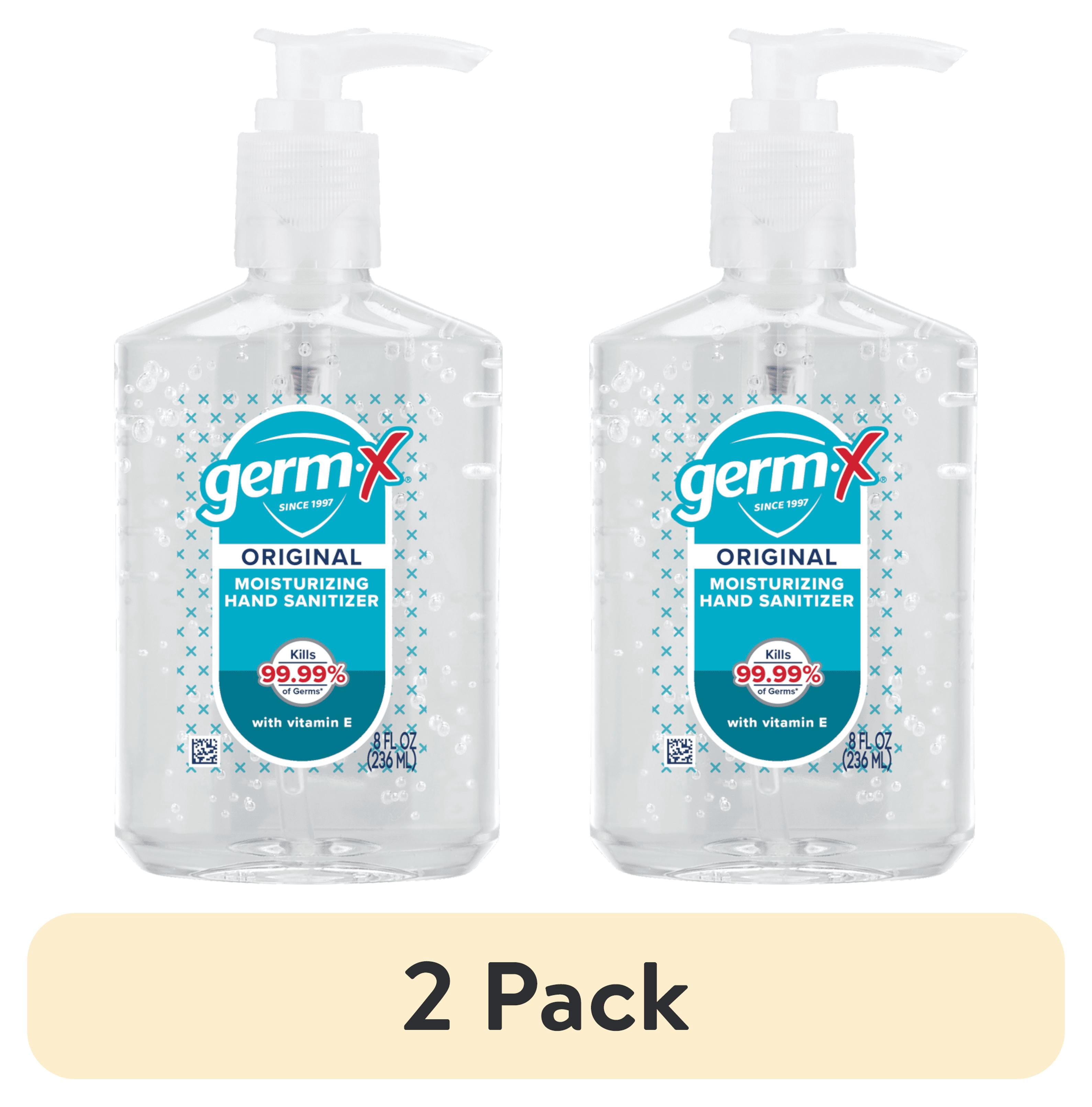 (2 pack) Germ-X Original Hand Sanitizer Gel, 62% Ethyl Alcohol with Vitamin E, Scented,  8 fl oz