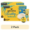 thumbnail image 1 of (2 pack) Gevalia Frothy 2-Step Artificially Flavored Vanilla Latte Espresso Style K-Cup® Coffee Pods & Froth Packets Kit, 6 ct Box, 1 of 17