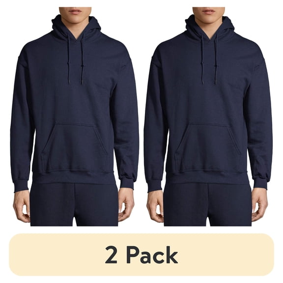 Gildan Men's and Big Men's Heavy Blend Preshrunk Hooded Sweatshirt, up to Size 3XL