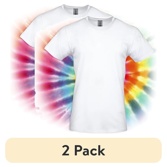 Gildan Adult Short Sleeve Crew T-Shirt for Crafting - White, Adult Sizes S - 3XL, Soft Cotton, Classic Fit, 1-Pack Blank Tee
