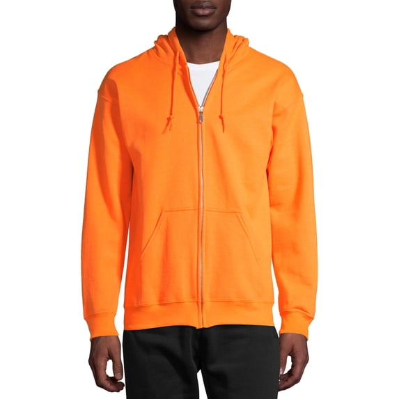 (2 pack) Gildan Men's Fleece Zip Hooded Sweatshirt
