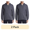 thumbnail image 1 of (2 pack) Gildan Men's Fleece Zip Hooded Sweatshirt, 1 of 8