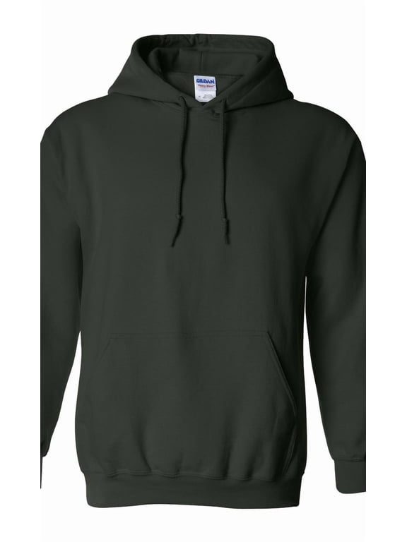 (2 pack) Gildan Unisex Heavy Blend Fleece Hooded Sweatshirt