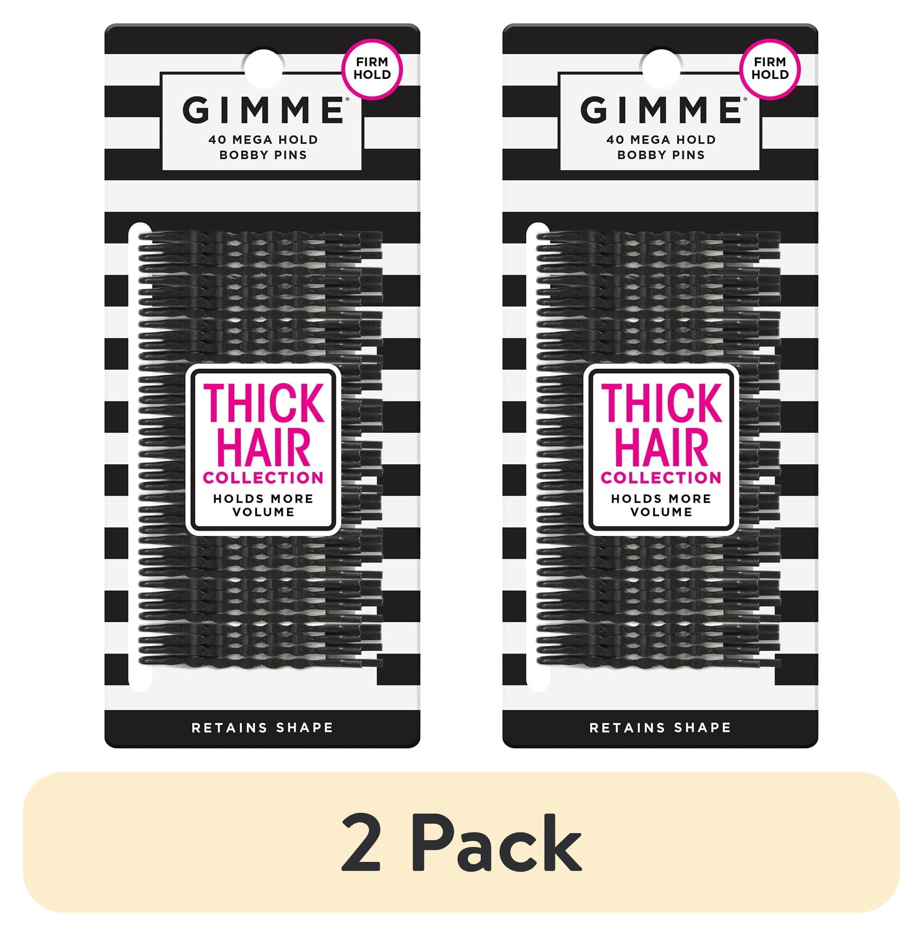 2 pack) Gimme Bobby Pins, Secure Hold Hair Pins for Thick  display picture 2