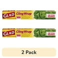 thumbnail image 1 of (2 pack) Glad, Plastic Food, Cling  Wrap,  100 Square Foot Roll, 1 of 7