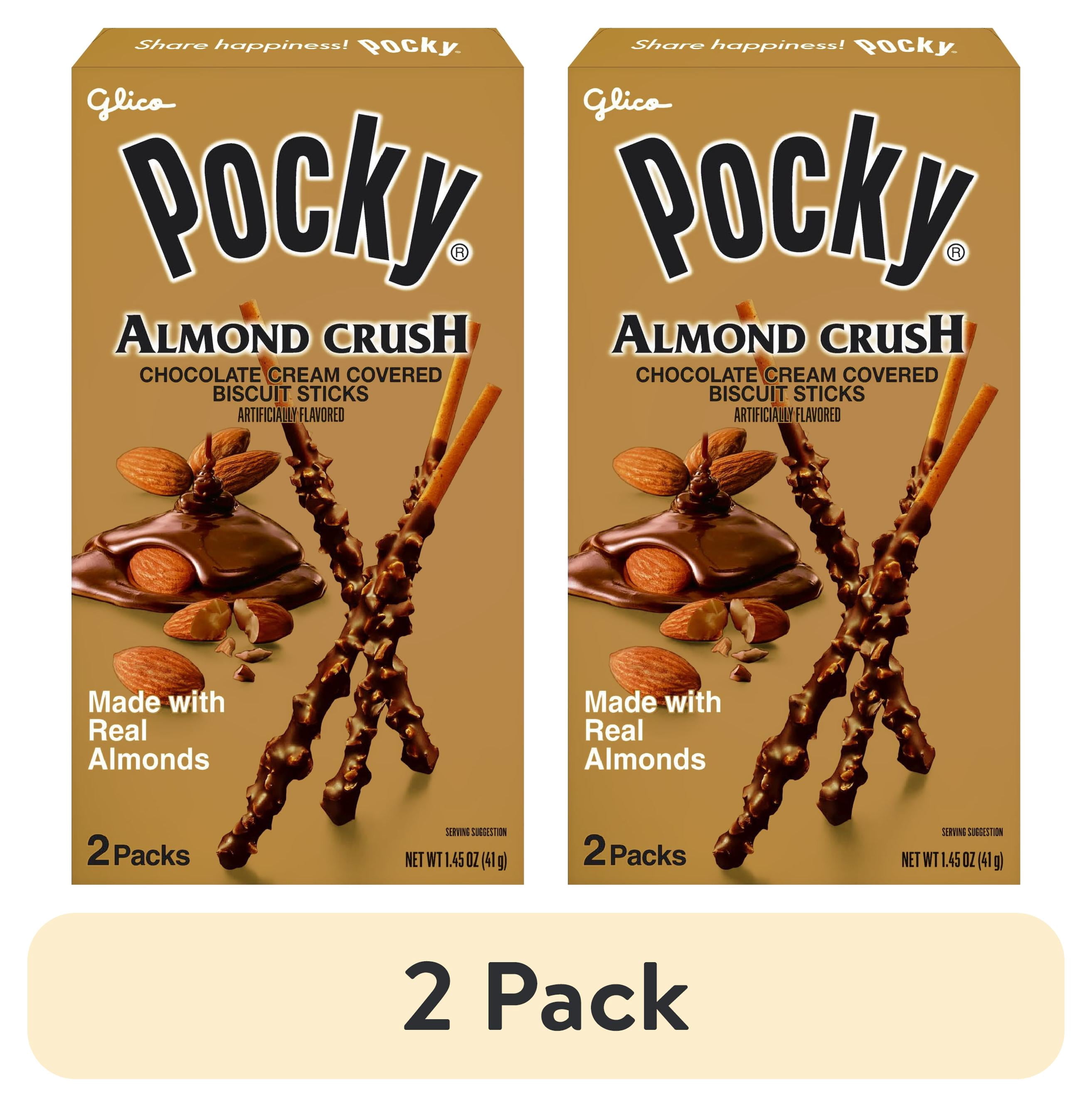 Glico, Pocky Almond Crush, 2 pack, 1.45 oz box, Made with Real