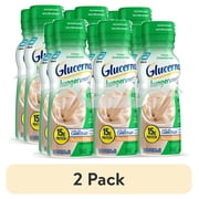 2 عبوة جلوسيرنا هانجر Smart Diabetic Protein Shake، Peaches & Cr me، زجاجة 10-fl-oz، 6 عدد