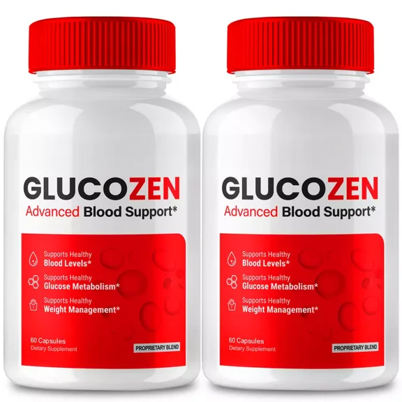 (2 pack) Glucozen Support Capsules, Blood Formula Support