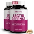 thumbnail image 1 of (2 pack) GoBiotix Lectin Defense Supplement for Intestinal Health, Bloating, and Immune Support, 60 Capsules, 1 of 9