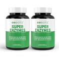 thumbnail image 1 of (2 pack) GoBiotix Super Digestive Enzymes with Prebiotics & Probiotics for Men & Women, 60 Capsules for Digestion Support, 1 of 10