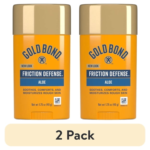 (2 pack) Gold Bond Stick, Friction Defense Unscented, 1.75oz Stick