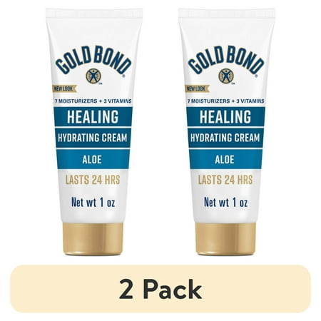 (2 pack) Gold Bond Ultimate Healing Skin Therapy Lotion with Aloe, 1 oz.