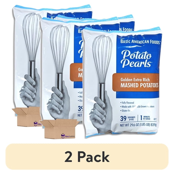 (2 pack) Golden Extra Rich Mashed Potatoes Mix, 29.6 Oz, 2 Pack