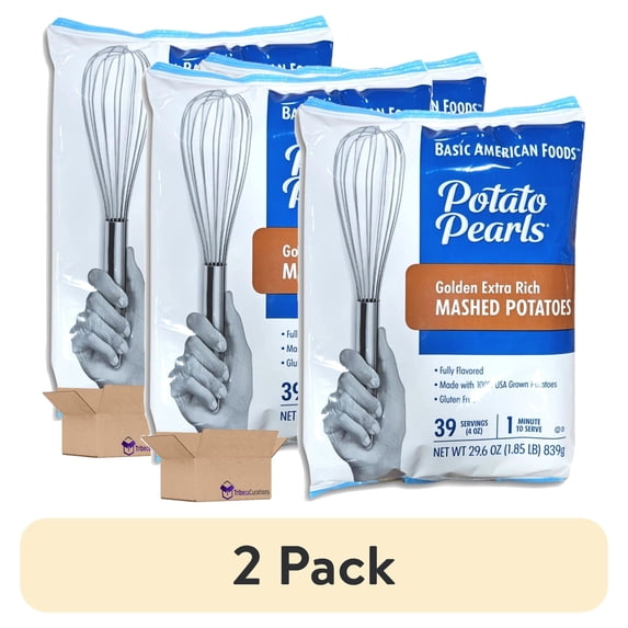(2 pack) Golden Extra Rich Mashed Potatoes Mix, 29.6 Oz, 2 Pack