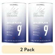 2 pack Goldwell Light Dimensions Oxycur Platin Multi-Purpose Lightening Powder 9+ 35.2 oz