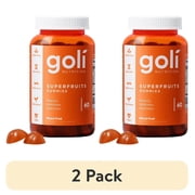 2 pack Goli Triple Action Immune Vegan Gummies, Vitamins C, D & Zinc, 60 Count