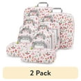 thumbnail image 1 of (2 pack) Gonex 6 Set Compression Packing Cubes Mesh Luggage Organizers for Travel Accessories Suitcase Storage Bags Set, 1 of 8