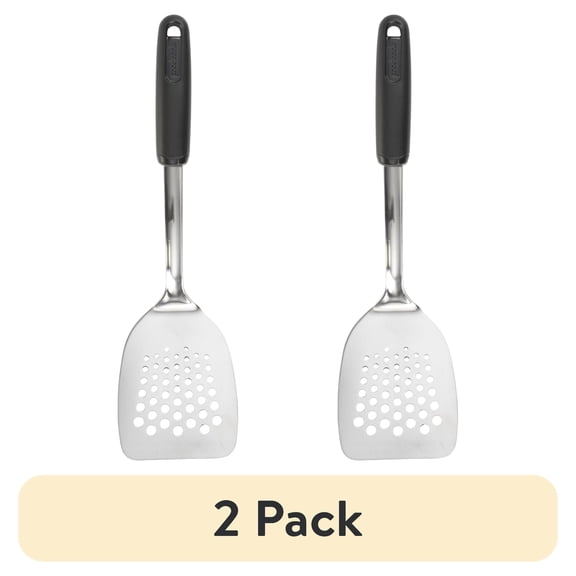 (2 pack) (2 pack) GoodCook Stainless Steel Slotted Turner