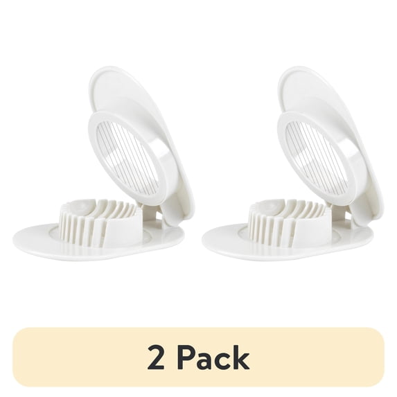 (2 pack) GoodCook Silver Multi-Functional Stainless Steel Egg Slicer
