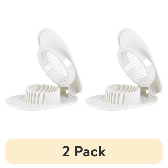 (2 pack) GoodCook Silver Multi-Functional Stainless Steel Egg Slicer