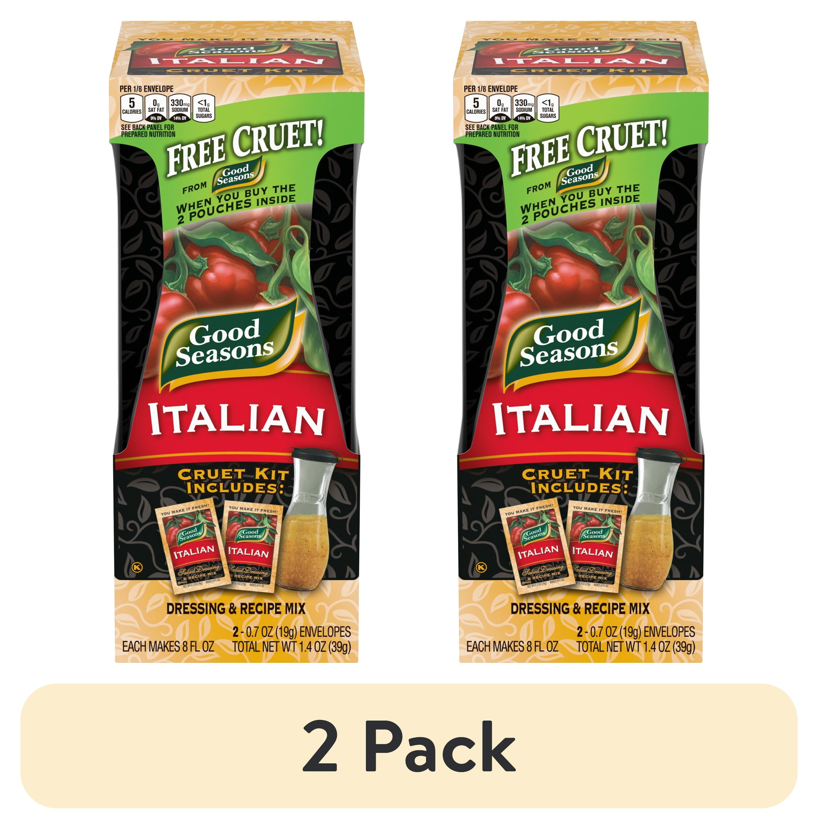 Zesty Italian Seven Seas Dressing Packet Good Season Salad