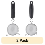 2 pack 2 pack GoodCook 3" Stainless Steel Wire Mesh Strainer with Aluminum Handle