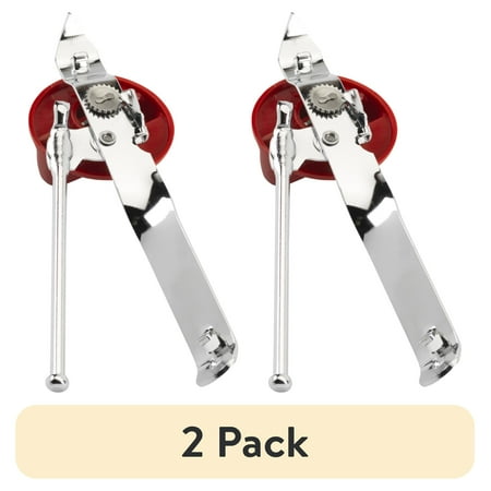 (2 pack) GoodCook 3-in-1 Chrome Plated Manual Can Opener with Stainless Steel Finish