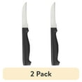 thumbnail image 1 of (2 pack) GoodCook Silver 3-Piece Stainless Steel Kitchen Paring Knife Set, Multicolor, 1 of 7
