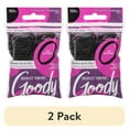 thumbnail image 1 of (2 pack) Goody Ouchless Poly Band Elastic Hair Tie for Fine Hair, Ponytail Holder, Black, 150 Ct, 1 of 7
