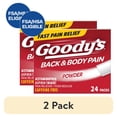 thumbnail interactive-video image 1 of (2 pack) Goody's Back and Body Pain Relief Powder, Body Aches & Pains Relief, 24 Powder Sticks, 1 of 16