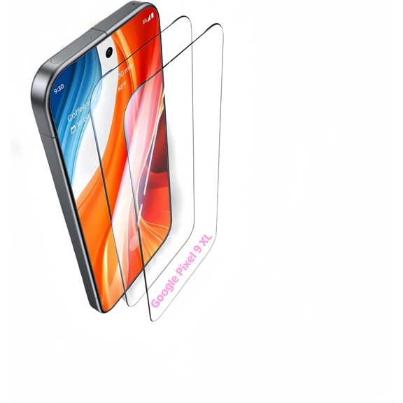 2 pack Google Pixel 9 XL Screen Protector,[HD][Eye protection][9H hardness] Tempered Glass