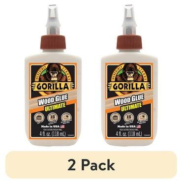 (2 pack) Gorilla 4 Ounce Ultimate Wood Glue, Pack of 1