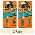 thumbnail image 1 of (2 pack) Gorilla Clear Super Glue Gel, 3 Gram Tube, 1 of 11