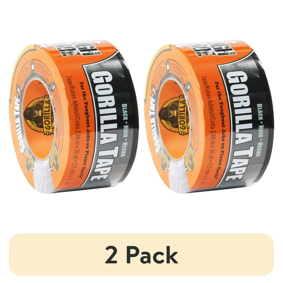 Gorilla Glue Gorilla Duct Tape, 3 x 25 yd, Black ADHGGT330