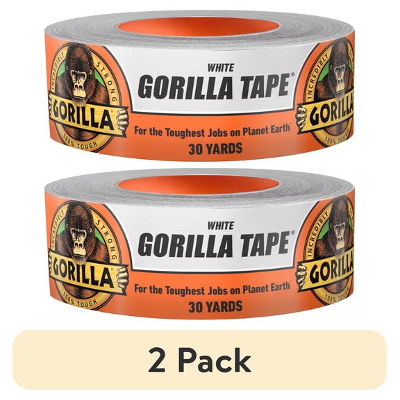 (2 pack) Gorilla Glue 30yd White Tape, Pack of 1