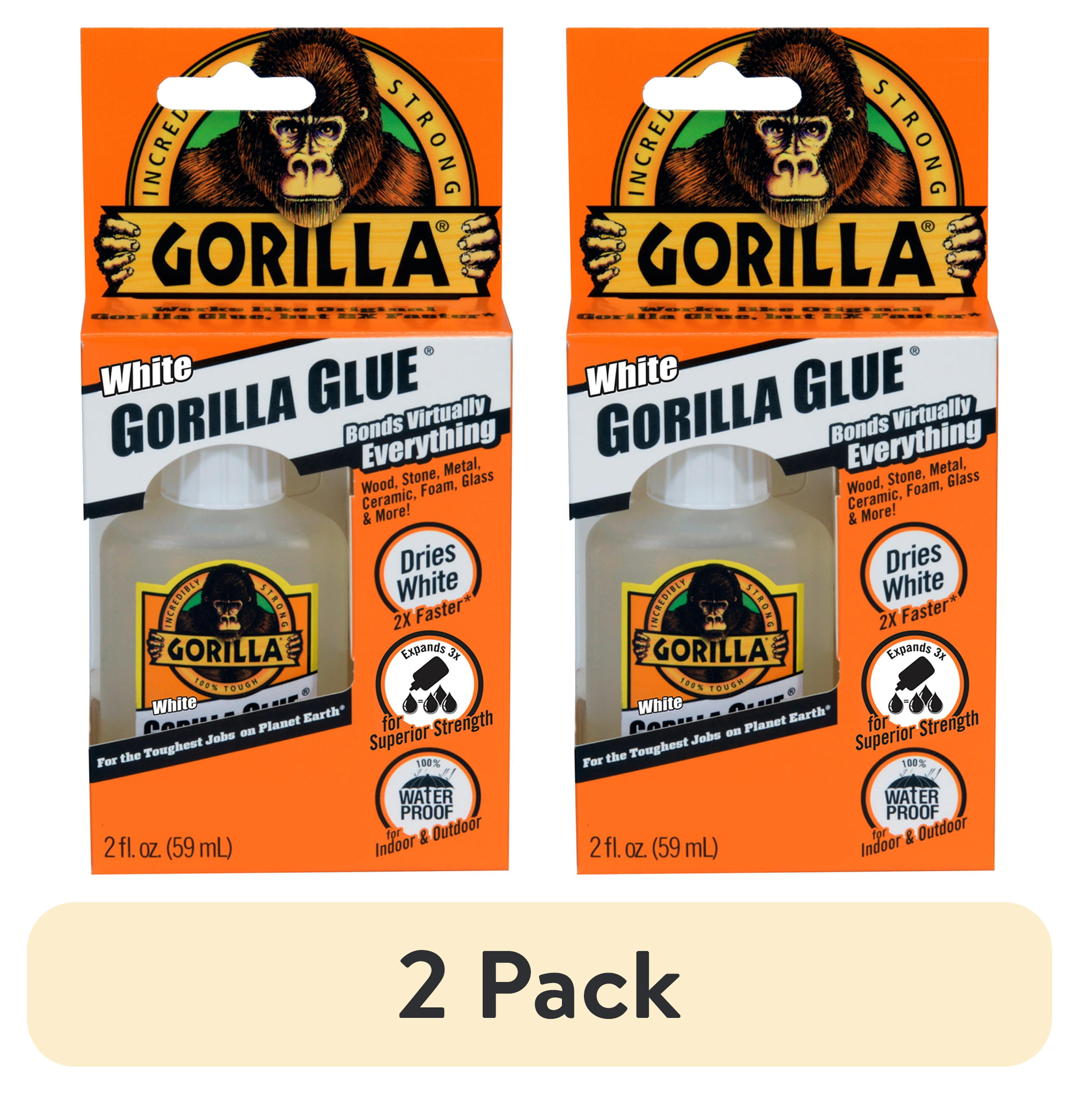 2 pack) Gorilla Glue Brand White Waterproof Polyurethane