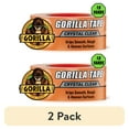 thumbnail image 1 of (2 pack) Gorilla Crystal Clear Tape, 1.88” x 18 yd - Weather Resistant for Indoor or Outdoor Projects and Repairs, 1 of 11