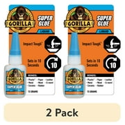 (2 pack) Gorilla Glue Super Glue 15g Bottle Net Content Quantity 1